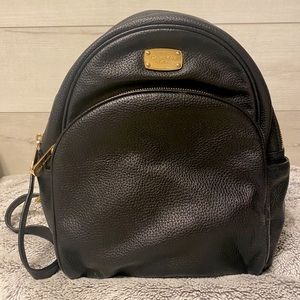 Michael Kors Black leather book bag